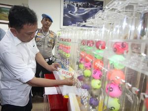 Persiapan Alat Undian Nasional Tabungan Simpeda