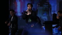 Vidi Aldiano menjadi salah satu bintang yang meramaikan event Korean Wave in Love, Jumat (21/2/2020).  (Hanif/detikcom)