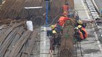 Petugas Kebut Pengerjaan Proyek Underpass Senen