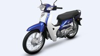 Namanya Honda EX5, motor kapchay ini hanya dijual khusus di pasar Malaysia. Honda EX5 mendapatkan penyegaran eksterior dari warna dan grafis, namun tetap mengusung pakem lama, seperti batok model T dan sayap berkelir putih. Foto: Boon Siew Honda