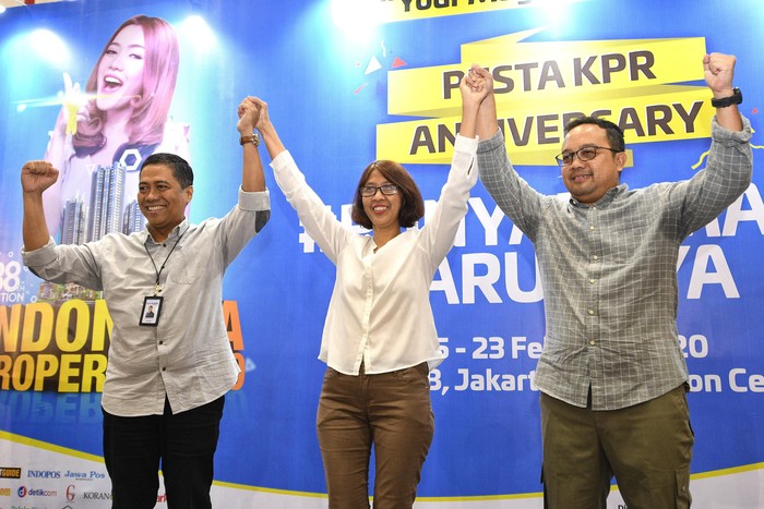 Indonesia Property Expo resmi ditutup, Jakarta, Minggu (23/2). Bank BTN membukukan ijin prinsip KPR senilai Rp 4,56 triliun selama sepekan IPEX.