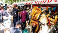 Festival ini dibanjiri lebih dari 300.000 pengunjung dari warga Australia dan warga internasional yang berdomisili di Canberra. Pool/KBRI Canberra.