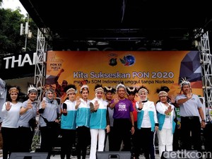 Polda Metro-BNN-Kemenpora Gelar Zero Narcotic Sambut PON 2020