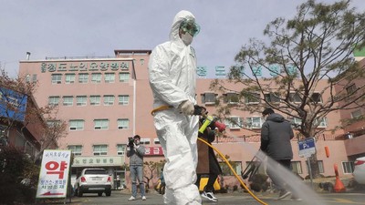 Potret Korsel Siaga Satu Virus Corona