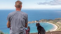 Perjalanan Rich bersama Willow dimulai dari tahun 2015. Mereka telah melewati berbagai pemandangan indah di seluruh Australia. (vancatmeow/instagram)