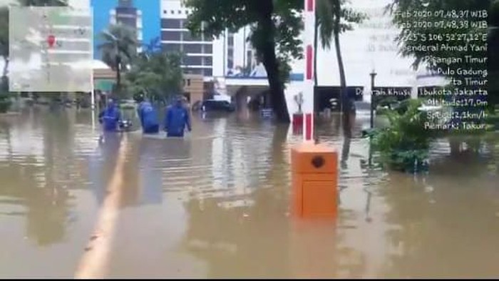 Gedung Ditjen Bea Cukai di Jaktim Terendam Banjir
