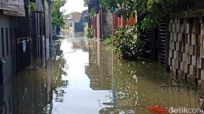 Banjir di salah satu RW di Rorotan, Jakarta Utara (Dok. Fitri)