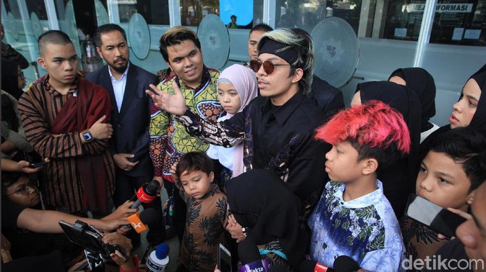 Gen Halilintar saat ditemui di PN Jakarta Pusat.