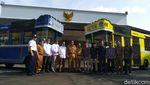 Potret Bus Wisata Gatrik di Ciamis
