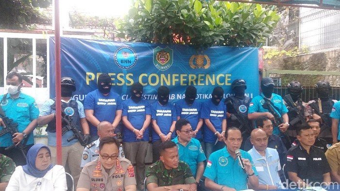 BNN gerebek pabrik narkoba di Bandung
