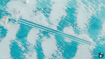 Antartika. Foto: Google Earth View