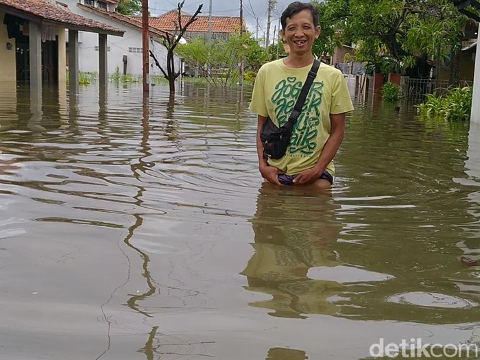 Banjir di Kota Pekalongan, Senin (24/2/2020).