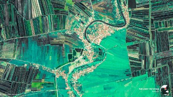 Kabupaten Indramayu, Indonesia. Foto: Google Earth View