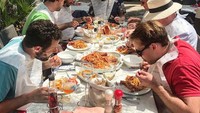 Tentunya hidangan seafood dengan pasta jadi menu yang tak boleh terlewatkan ketika berkunjung ke sini. Foto: Instagram @fortgeorgecroatia