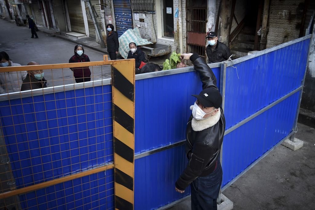 Wuhan saat lockdown.