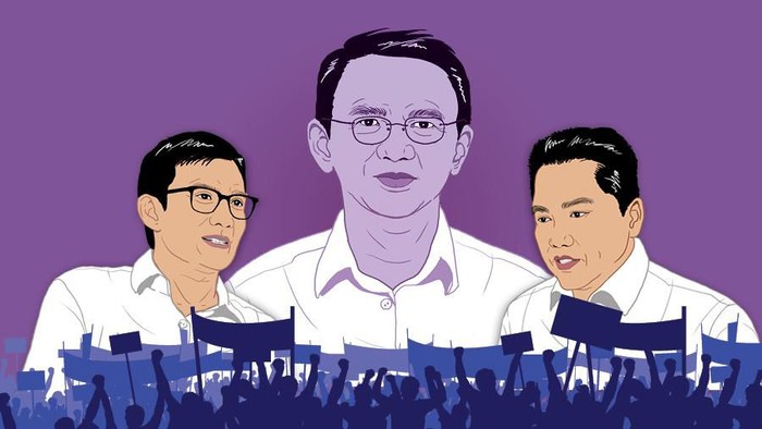 Infografis Bela Ahok