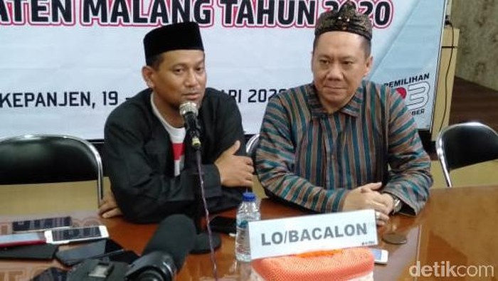 bacalon independen menyerahkan dokumen ke KPU Kabupaten Malang