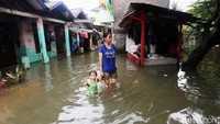 BPBD DKI Jakarta mengatakan banjir ini terjadi akibat curah hujan tinggi. Beberapa pintu air kemudian mengalami kenaikan dan sungai-sungai meluap.