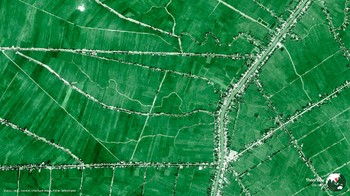 Thoai Son, Vietnam. Foto: Google Earth View