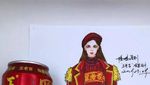 Desainer China Ini Bikin Model Baju Terinspirasi Minuman Kemasan