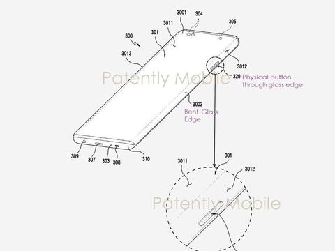 Paten Waterfall Display dari Samsung