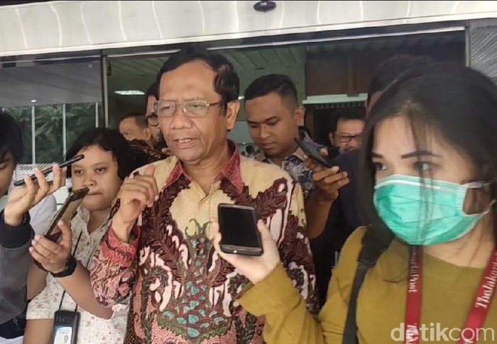 Menko Polhukam Mahfud Md (Mochamad Zhacky/detikcom)