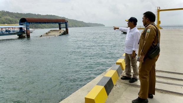 Dermaga Apung Pelabuhan Sabang Jebol Diterjang Badai