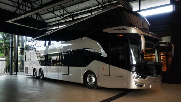 Harganya Rp 3 M Intip Spesifikasi Bus Tingkat Indonesia Yang Diekspor