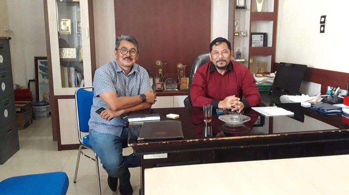 Kadis Pariwisata Kota Banda Aceh, Iskandar dan Ketua GAA Banda Aceh, Rd Iwan Soenaryo