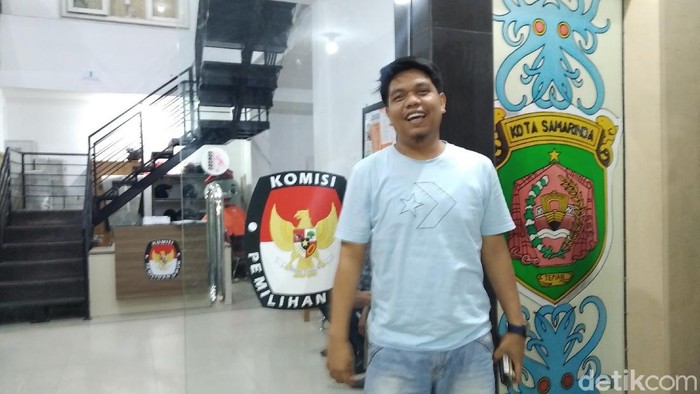 Ketua KPU Samarinda kehilangan mobilnya saat lembur kerja (Suriyatman/detikcom)