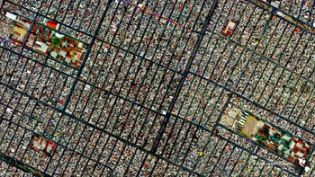 Ciudad Nezahualcoyotl, Meksiko. Foto: Google Earth View