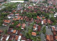 Potret Banjir Di Pekalongan Dari Udara