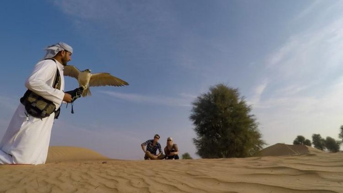 Wisata berburu di Dubai.