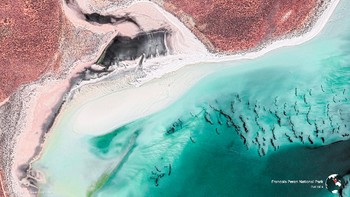 Francois Peron National Park, Australia. Foto: Google Earth View