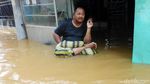 Penampakan Ketinggian Banjir di Rawadas Pondok Kopi