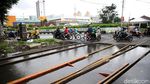 Wesel Kebanjiran, Perjalanan KA di Stasiun Pasar Senen Terganggu