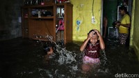 Seperti diketahui banjir menerjang sebagian besar wilayah Jakarta pada Selasa (25/2) kemarin. Pradita Utama/detikcom