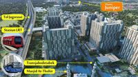 Kekinian! Rumah Terjangkau dalam 1 Kawasan dengan Stasiun LRT
