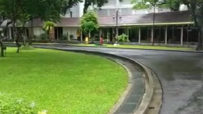 Istana Kepresidenan sudah bebas genangan. (Dok Istimewa)