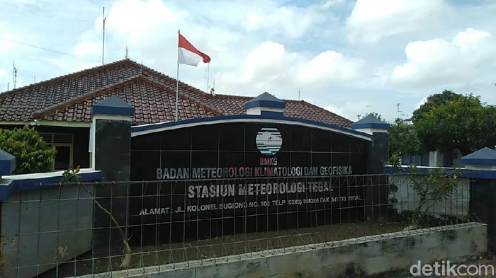 Stasiun Meteorologi BMKG Tegal, Jalan Kolonel Sugiono, Tegal, Selasa (25/2/2020).