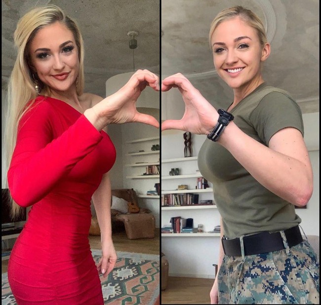 Brie berusaha membuktikan bahwa dia tak hanya mengandalkan modal kecantikannya, namun juga bisa bersaing fisik dengan Marinir lainnya. Dia lulus dengan nilai terbaik dari teknik tempur, memperoleh tingkat tes kebugaran fisik tertinggi di timnya, dan mendapatkan sabuk hitam.  Foto: dok. Instagram