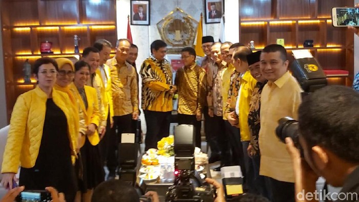 Pertemuan PKS dan Golkar (Mochamad Zhacky/detikcom)