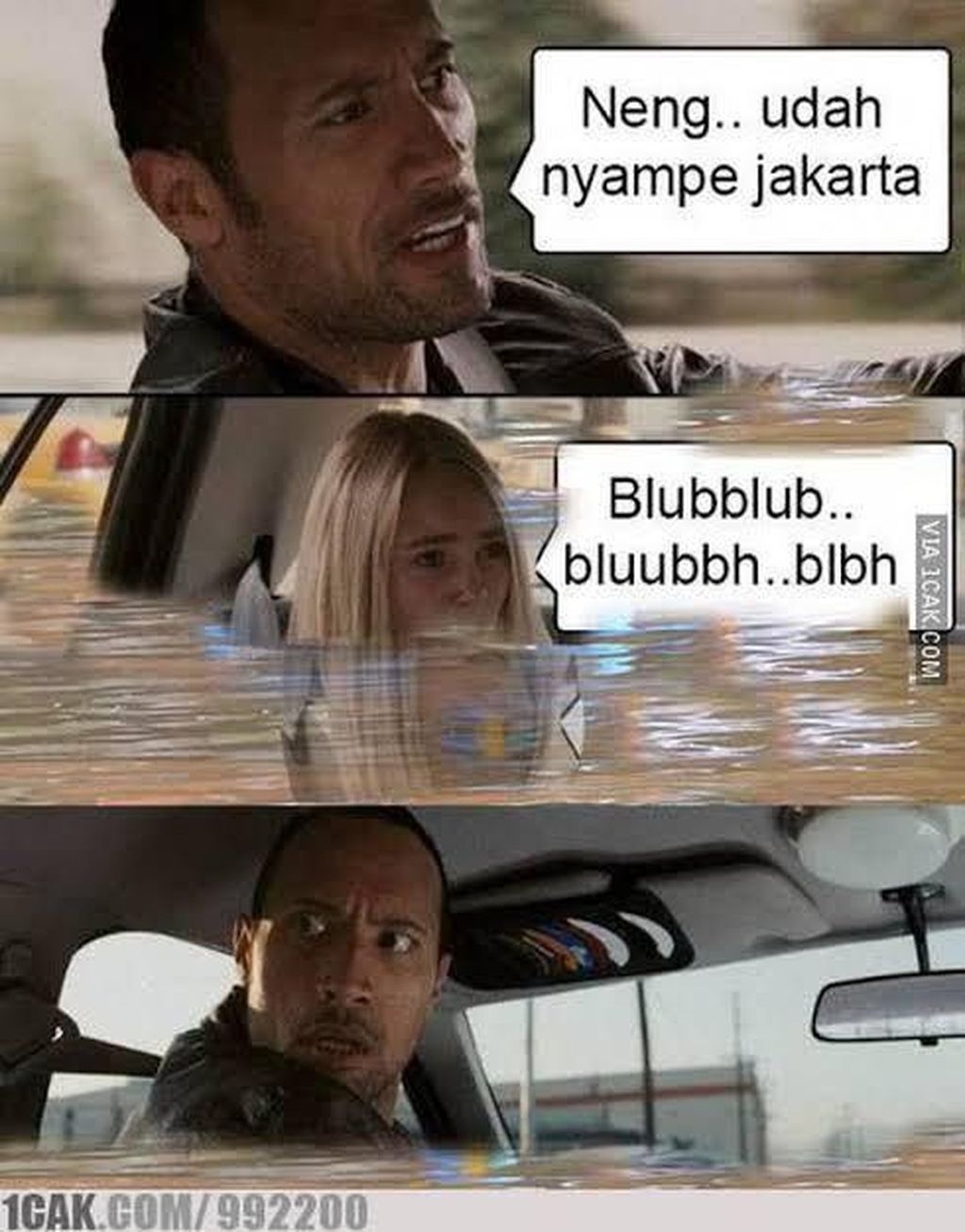 Meme Formula E Di Tengah Banjir