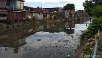 Sampah-sampah di area kanal itu juga mengeluarkan bau tak sedap serta merusak keindahan kanal yang memiliki lebar sekitar 20 meter tersebut.