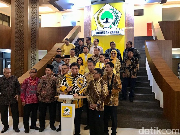 Presiden PKS Sohibul Iman Bertemu Ketum Golkar Airlangga Hartarto