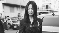 Penampilan Song Hye Kyo di acara Milan Fashion Week 2020 sempat menjadi trending topic di Twitter. Dok. Instagram/kyo1122