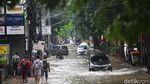 Kemang Raya Kembali Terendam Banjir