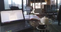 Asyik! Bisa Ngopi di Kafe Unik Dalam Bus Sungguhan