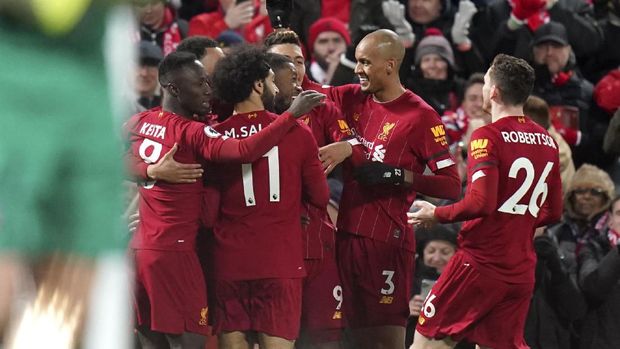 Liverpool meraih kemenangan tipis 3-2 atas West Ham.