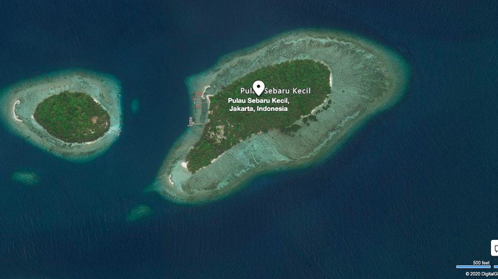Hasil gambar untuk pulau sebaru kecil